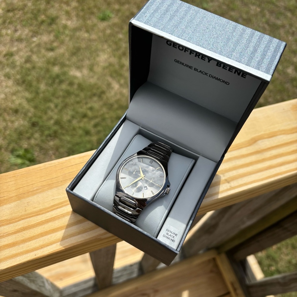 Geoffrey Beene Men's Black Watch